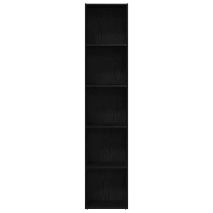 Dulap de cărți din stejar negru 40x30x189 cm, lemn stratificat - WALTI WALTI