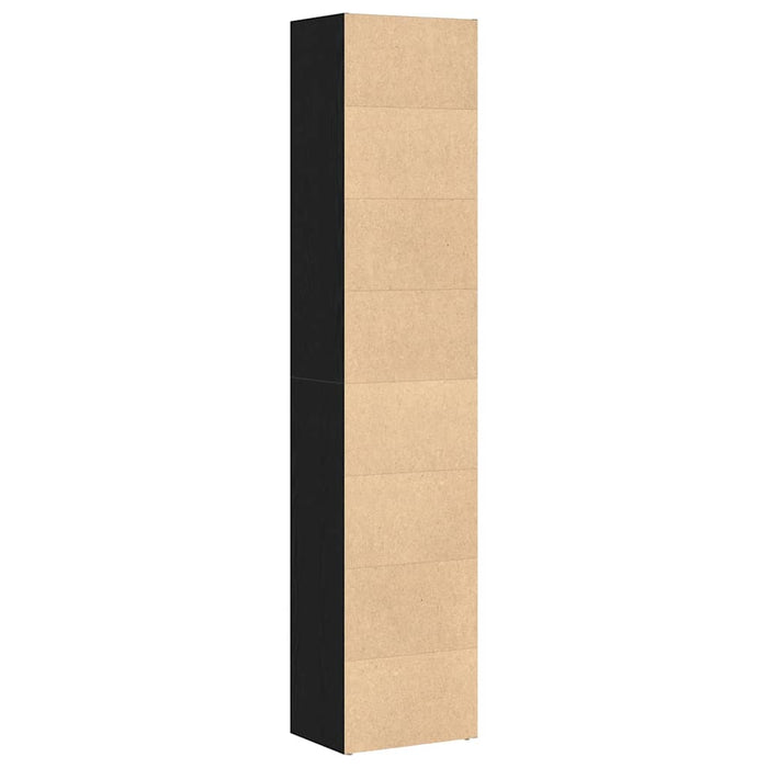Dulap de cărți din stejar negru 40x30x189 cm, lemn stratificat - WALTI WALTI