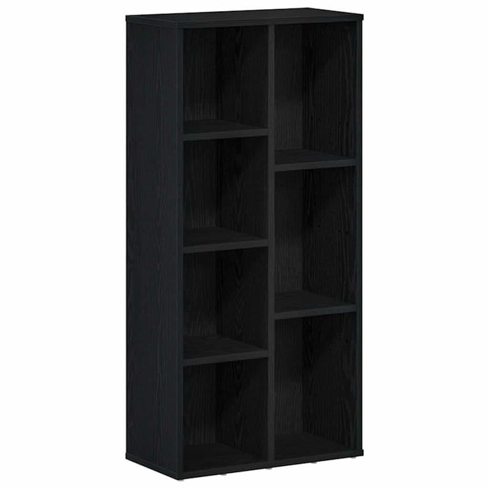 Bibliotecă, stejar negru, 50x25x104 cm, lemn prelucrat - WALTI WALTI
