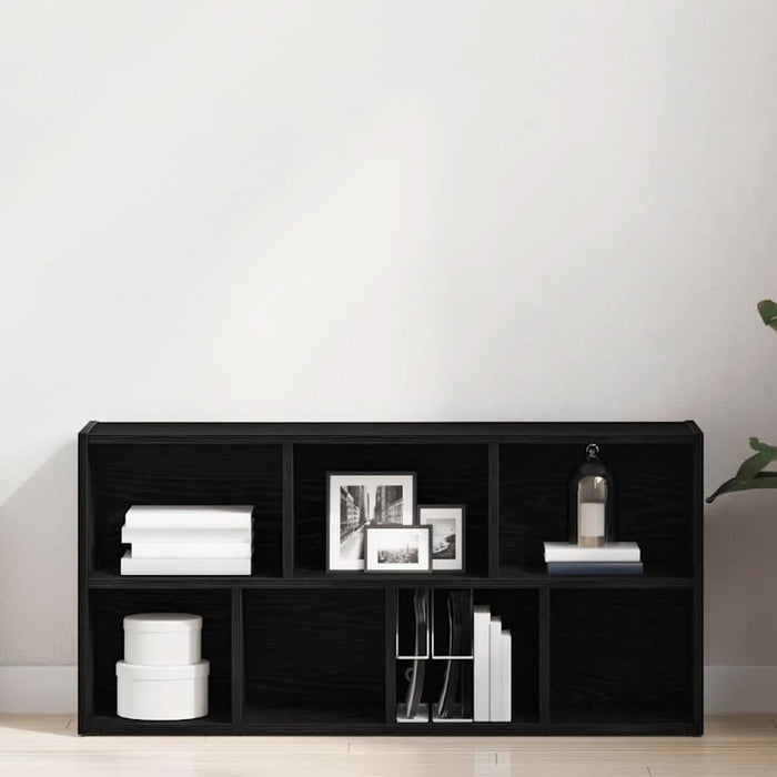 Bibliotecă, stejar negru, 50x25x104 cm, lemn prelucrat - WALTI WALTI