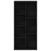 Bibliotecă, stejar negru, 50x25x104 cm, lemn prelucrat - WALTI WALTI