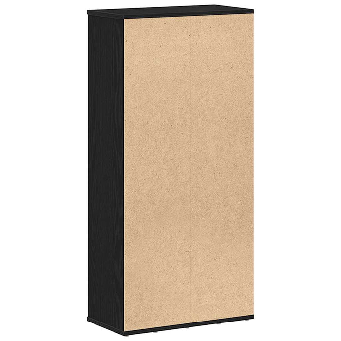 Bibliotecă, stejar negru, 50x25x104 cm, lemn prelucrat - WALTI WALTI