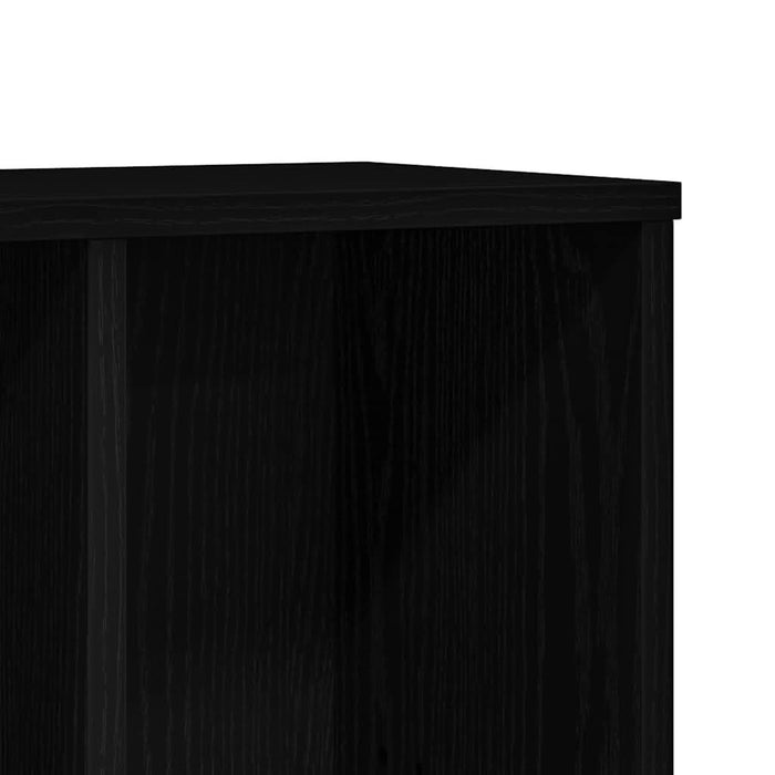 Bibliotecă, stejar negru, 50x25x104 cm, lemn prelucrat - WALTI WALTI