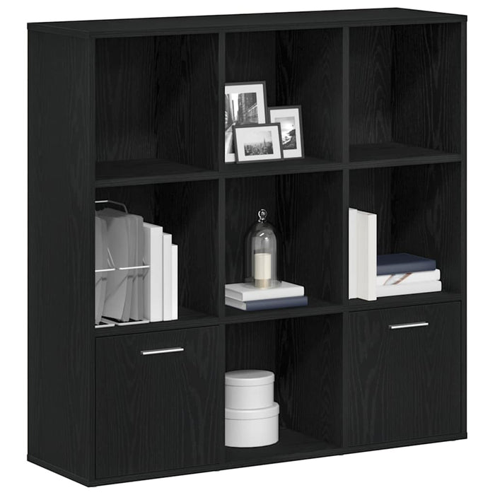 Bibliotecă, stejar negru, 98x29x97,5 cm, lemn prelucrat - WALTI WALTI