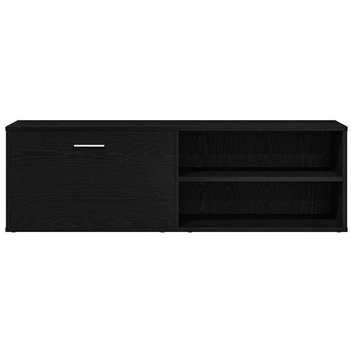 Comodă TV din stejar negru 120x34x37 cm, lemn prelucrat - WALTI WALTI