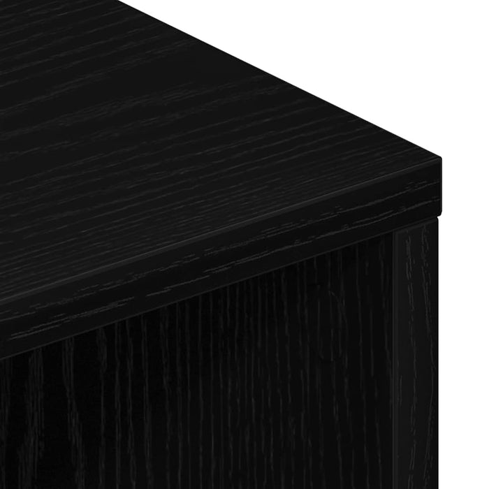 Comodă TV din stejar negru 120x34x37 cm, lemn prelucrat - WALTI WALTI