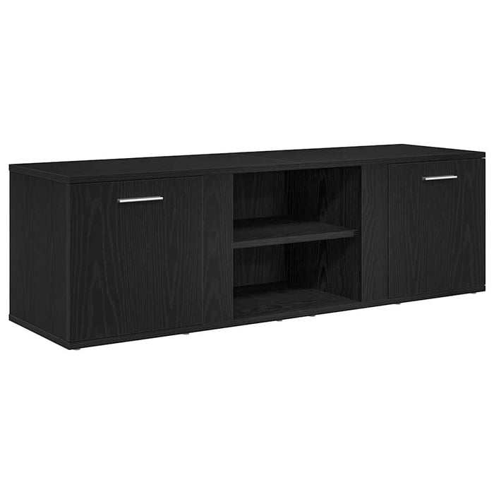 Comodă TV din stejar negru 120x34x37 cm, lemn prelucrat - WALTI WALTI