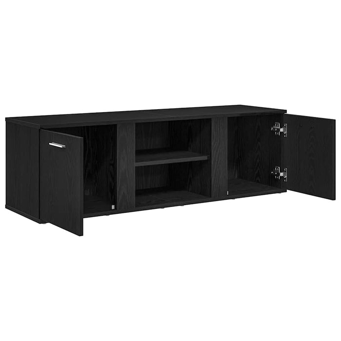 Comodă TV din stejar negru 120x34x37 cm, lemn prelucrat - WALTI WALTI