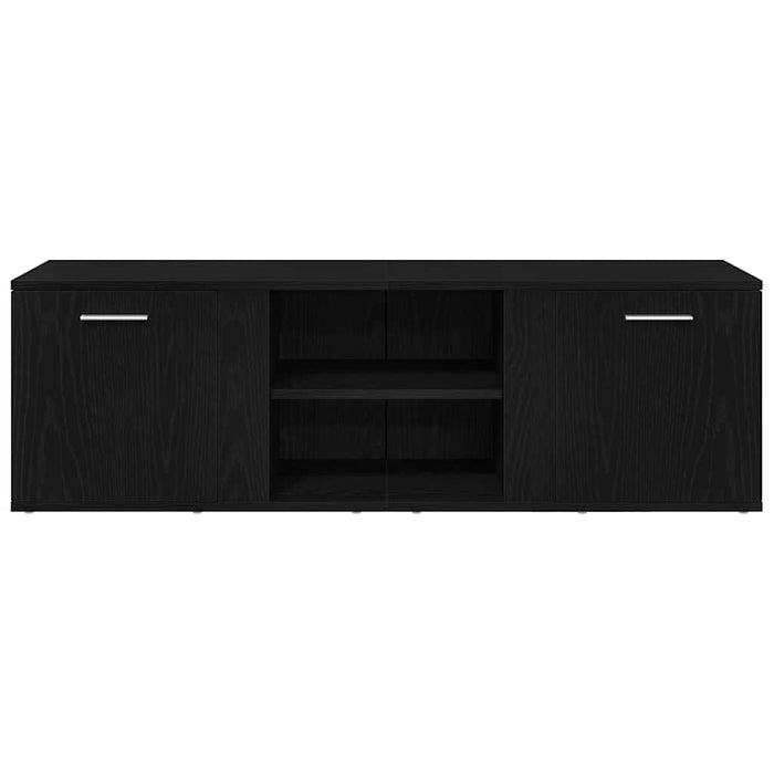 Comodă TV din stejar negru 120x34x37 cm, lemn prelucrat - WALTI WALTI