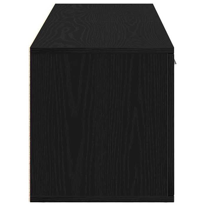 Comodă TV din stejar negru 120x34x37 cm, lemn prelucrat - WALTI WALTI