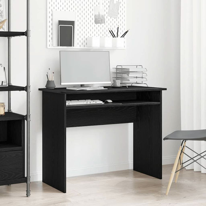 Birou, stejar negru, 90x50x74 cm, lemn prelucrat - WALTI WALTI