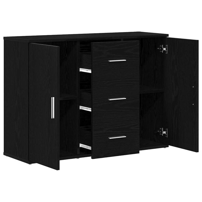 Bufetă Stejar negru 91x29,5x65 cm Lemn prelucrat - WALTI WALTI