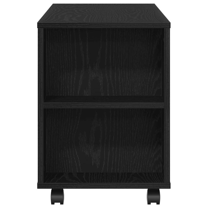 Dulap TV cu roți stejar negru 102x34,5x43 cm lemn prelucrat - WALTI WALTI