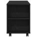 Dulap TV cu roți stejar negru 102x34,5x43 cm lemn prelucrat - WALTI WALTI