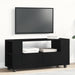 Dulap TV cu roți stejar negru 102x34,5x43 cm lemn prelucrat - WALTI WALTI