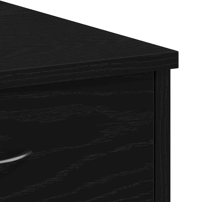 Birou cu sertar Stejar Negru 80 x 40 x 75 cm Lemn compozit - WALTI WALTI