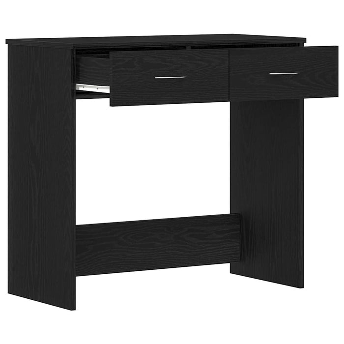 Birou cu sertar Stejar Negru 80 x 40 x 75 cm Lemn compozit - WALTI WALTI
