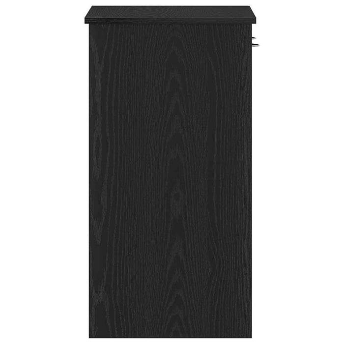 Birou cu sertar Stejar Negru 80 x 40 x 75 cm Lemn compozit - WALTI WALTI