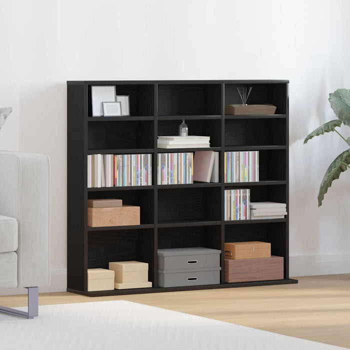 Dulap pentru CD-uri, stejar negru, 100x23x89,5 cm WALTI