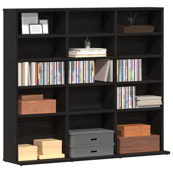 Dulap pentru CD-uri, stejar negru, 100x23x89,5 cm WALTI