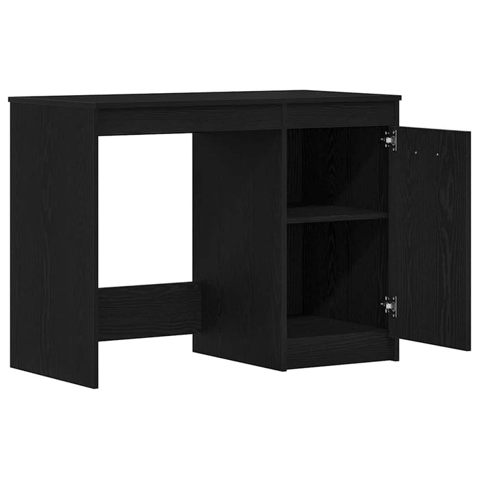 Birou cu depozitare Stejar Negru 100 x 50 x 76 cm Lemn compozit - WALTI WALTI