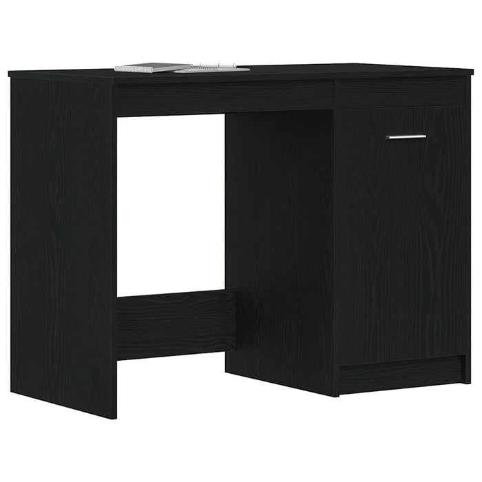 Birou cu depozitare Stejar Negru 100 x 50 x 76 cm Lemn compozit - WALTI WALTI