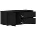 Cabinet TV cu sertar Stejar Negru 80 x 34 x 36 cm Lemn compozit - WALTI WALTI