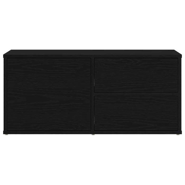 Cabinet TV cu sertar Stejar Negru 80 x 34 x 36 cm Lemn compozit - WALTI WALTI