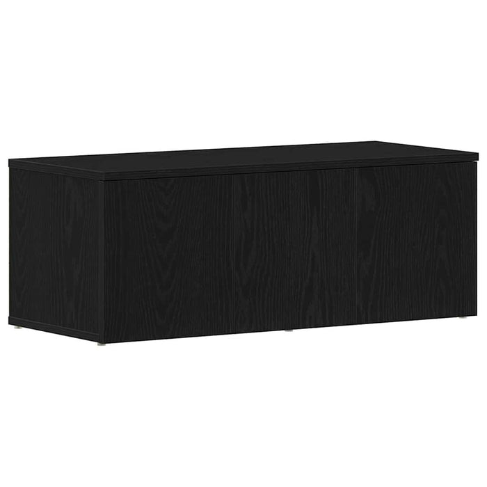 Cabinet TV cu sertar Stejar Negru 80x34x30 cm Lemn compozit - WALTI WALTI