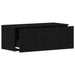 Cabinet TV cu sertar Stejar Negru 80x34x30 cm Lemn compozit - WALTI WALTI
