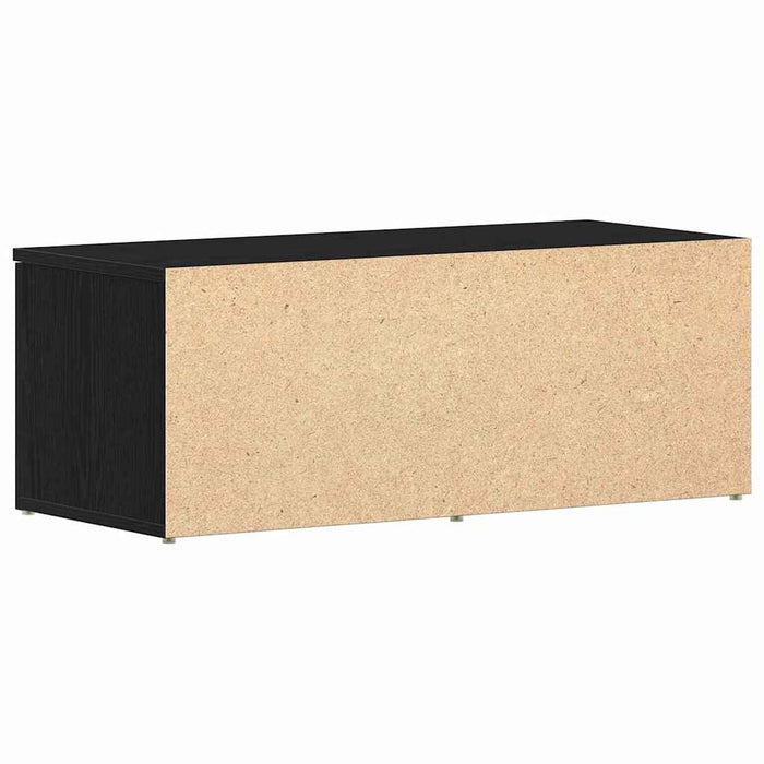 Cabinet TV cu sertar Stejar Negru 80x34x30 cm Lemn compozit - WALTI WALTI