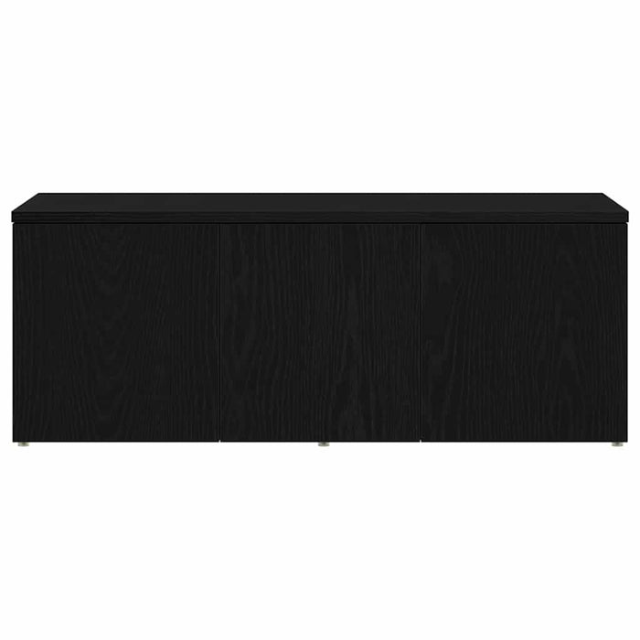 Cabinet TV cu sertar Stejar Negru 80x34x30 cm Lemn compozit - WALTI WALTI