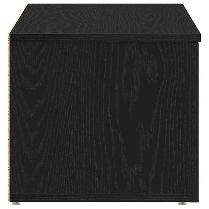 Cabinet TV cu sertar Stejar Negru 80x34x30 cm Lemn compozit - WALTI WALTI