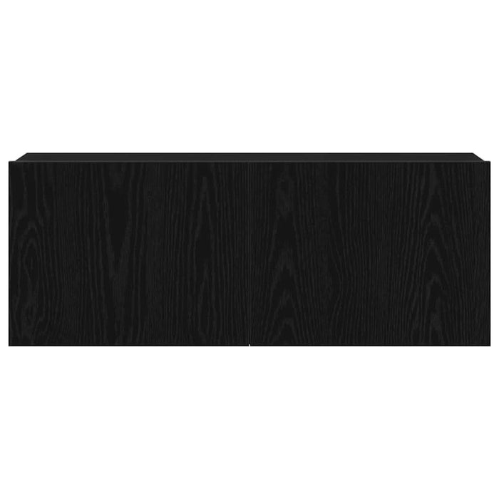 Dulapuri TV Stejar negru 80 x 30 x 30 cm Lemn compozit - WALTI WALTI