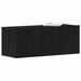 Dulapuri TV Stejar negru 80 x 30 x 30 cm Lemn compozit - WALTI WALTI