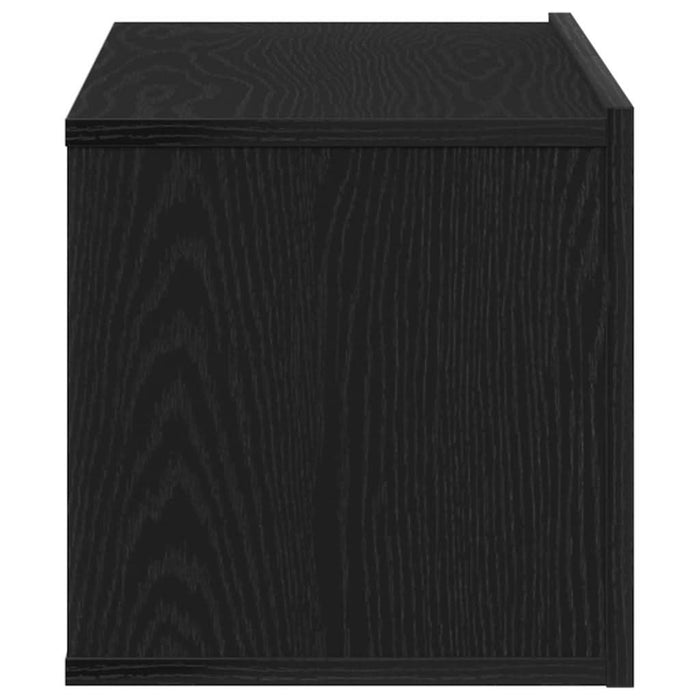 Dulapuri TV Stejar negru 80 x 30 x 30 cm Lemn compozit - WALTI WALTI