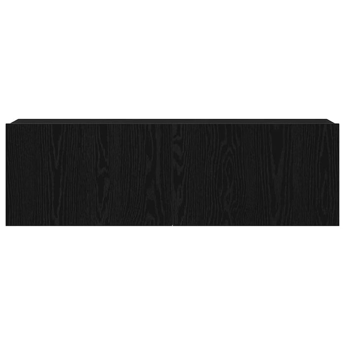Cabinet TV Stejar Negru 100 x 30 x 30 cm Lemn compozit - WALTI WALTI