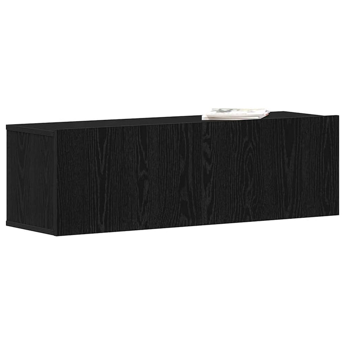 Cabinet TV Stejar Negru 100 x 30 x 30 cm Lemn compozit - WALTI WALTI