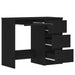 Birou Stejar negru 90x45x76 cm Lemn prelucrat - WALTI WALTI