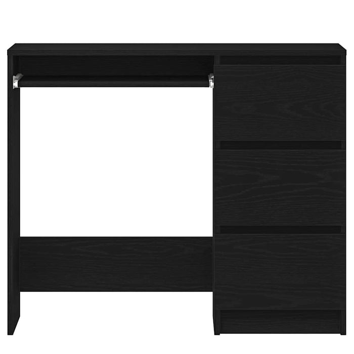 Birou Stejar negru 90x45x76 cm Lemn prelucrat - WALTI WALTI