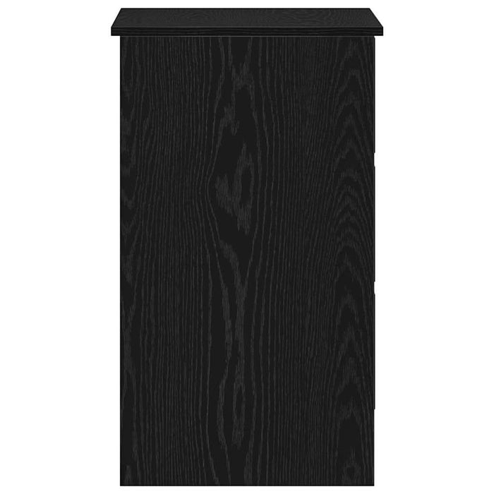 Birou Stejar negru 90x45x76 cm Lemn prelucrat - WALTI WALTI