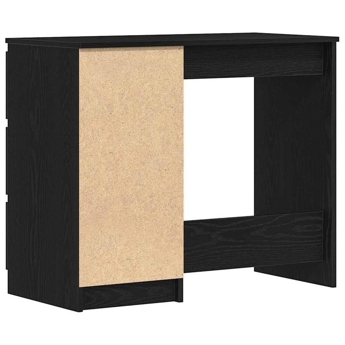 Birou Stejar negru 90x45x76 cm Lemn prelucrat - WALTI WALTI