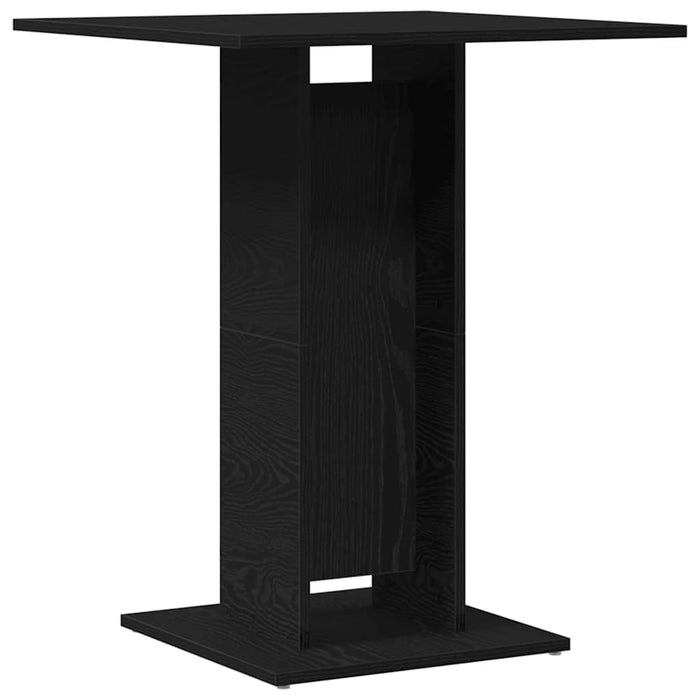Masă bistro stejar negru 60x60x75 cm lemn prelucrat - WALTI WALTI
