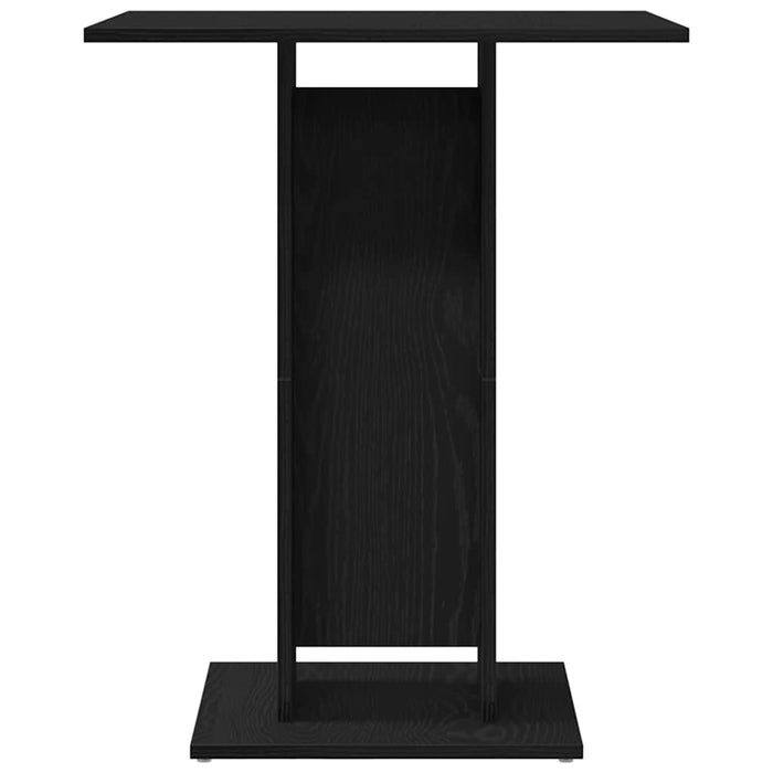 Masă bistro stejar negru 60x60x75 cm lemn prelucrat - WALTI WALTI
