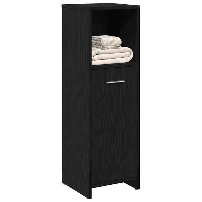 Dulap de baie din stejar negru, 30x30x95 cm, lemn prelucrat - WALTI WALTI