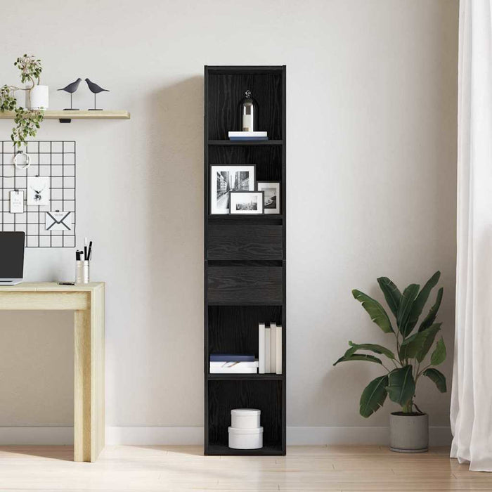 Dulap pentru cărți Stejar Negru 36 x 30 x 171 cm Lemn compozit - WALTI WALTI