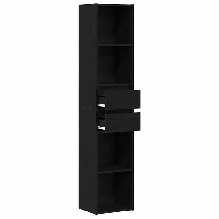 Dulap pentru cărți Stejar Negru 36 x 30 x 171 cm Lemn compozit - WALTI WALTI