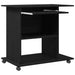Birou de calculator, stejar negru, 80x50x75 cm, lemn prelucrat - WALTI WALTI