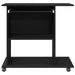 Birou de calculator, stejar negru, 80x50x75 cm, lemn prelucrat - WALTI WALTI