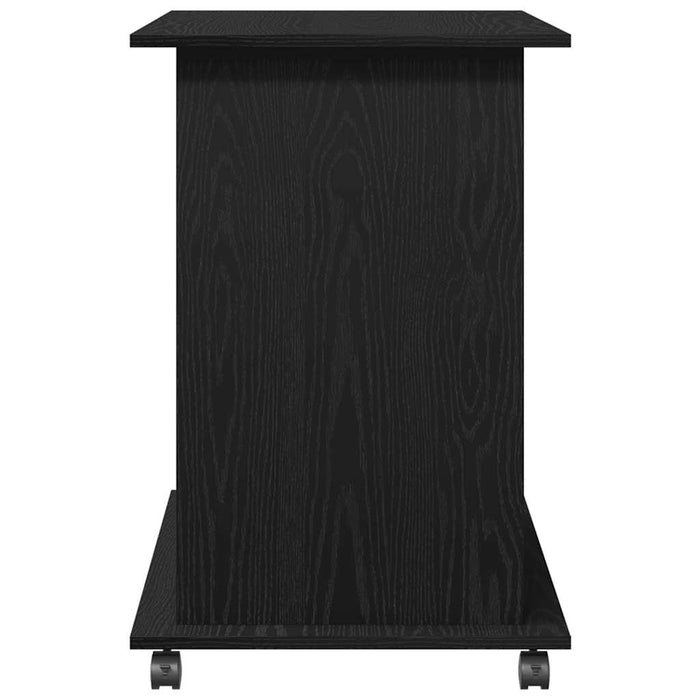 Birou de calculator, stejar negru, 80x50x75 cm, lemn prelucrat - WALTI WALTI